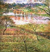Camille Pissarro Flooding Sweden oil painting artist